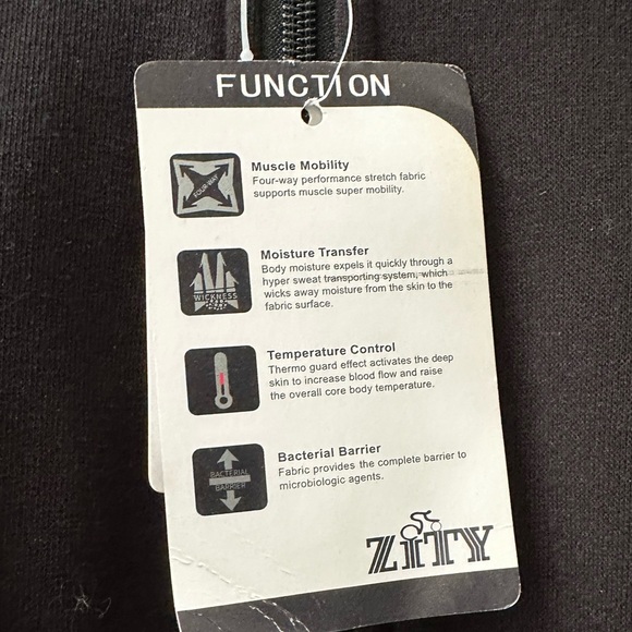 ZITY Fleece Jacket Hoodie for Women / Sweatshirt Heavy Hoodie Navy & Red, SZ Med - Picture 3 of 12